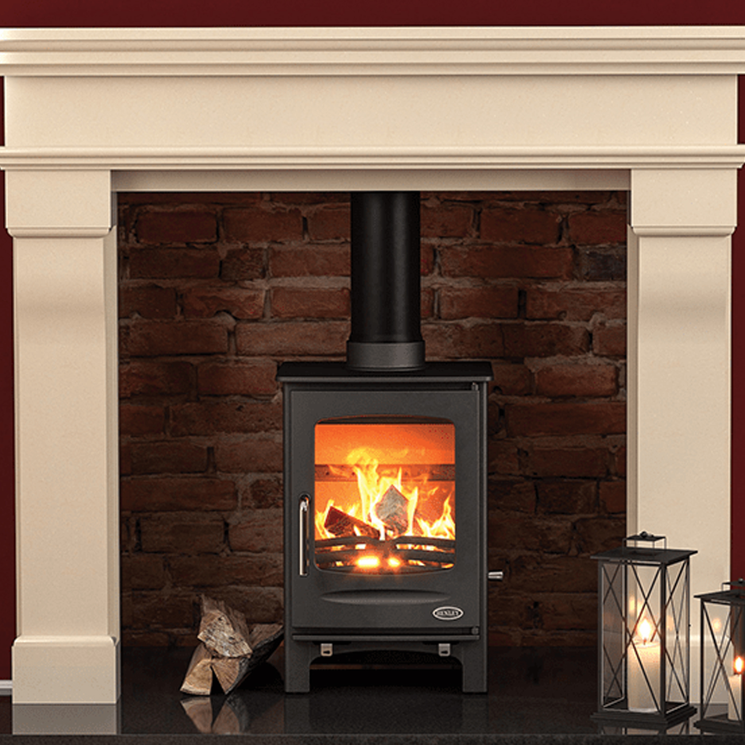 Henley Sherwood Stove 5kW Wood Burning Multi Fuel Defra Approved - Image 2
