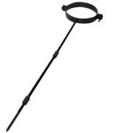 Adjustible Wall Bracket Black (5 inch)