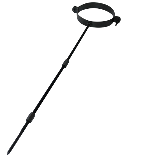 Adjustible Wall Bracket Black (5 inch)