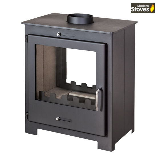 Wood Burning Stove DOUBLE SIDED Brita 2 Sided 18kw Contemporary Multi-fuel - Image 3