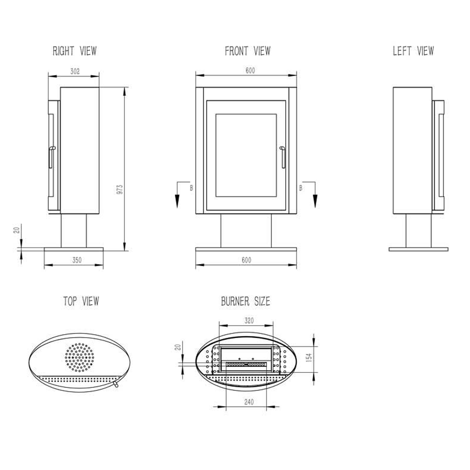 Henley Madrid Bioethanol Stove - Image 5