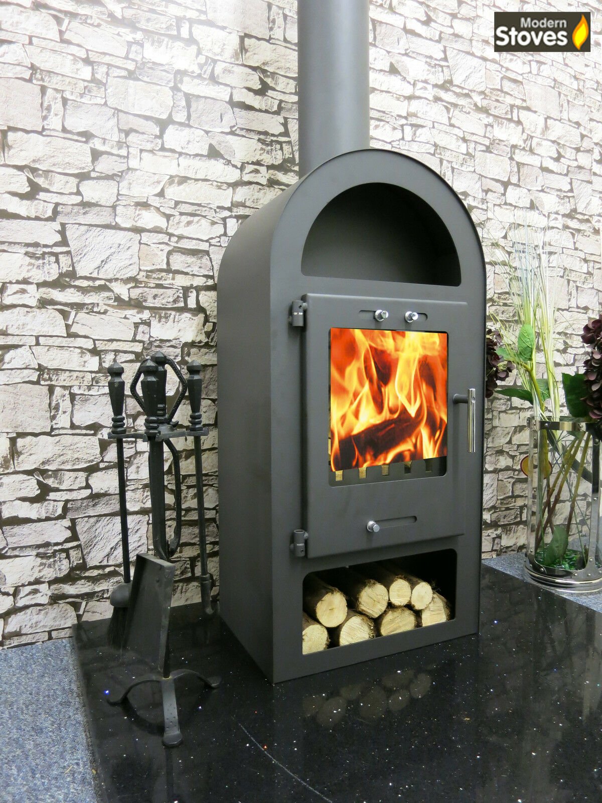 Henley 10kw Multi-fuel Wood Burning Stove - Image 2