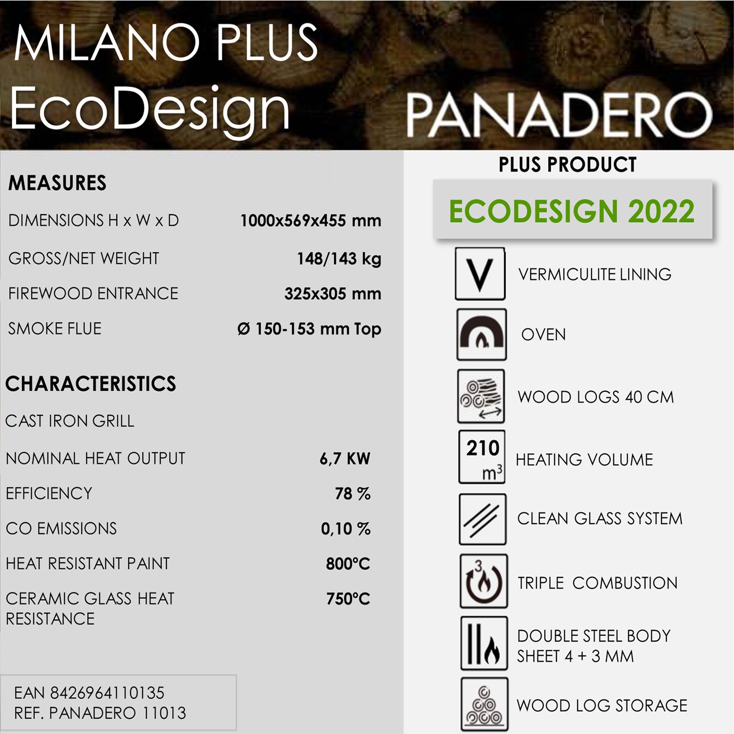 Milano Oven Cooker Stove - Wood Burning and Multi fuel - Image 5