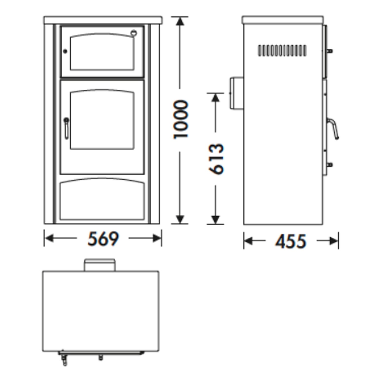 Milano Oven Cooker Stove - Wood Burning and Multi fuel - Image 4