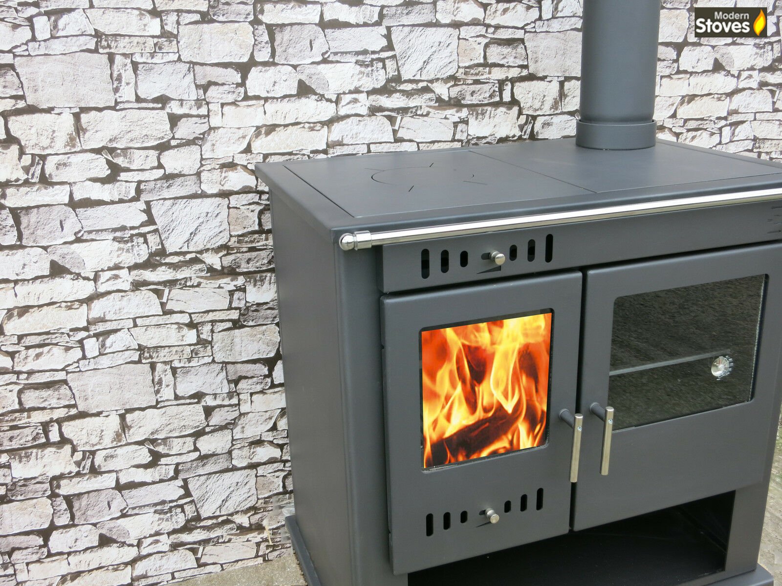 Condor Multi-fuel Range Cooker Oven With Back Boiler 12kw - Image 9