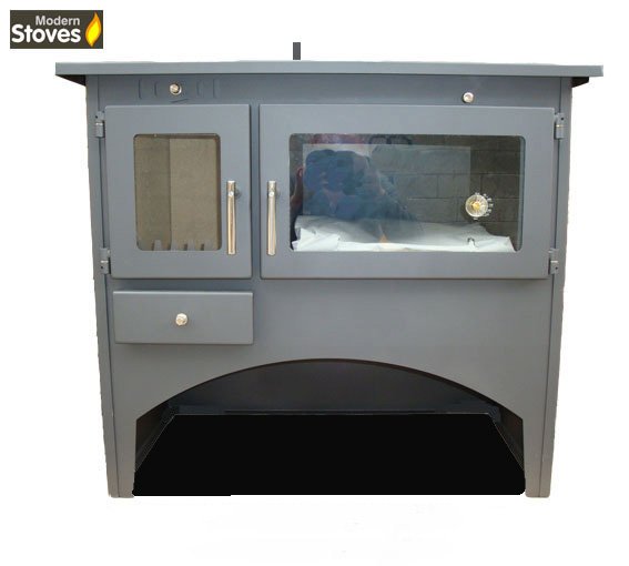 Milan Back Boiler Wood Burning Multi-Fuel Range Oven Cooker - Image 3