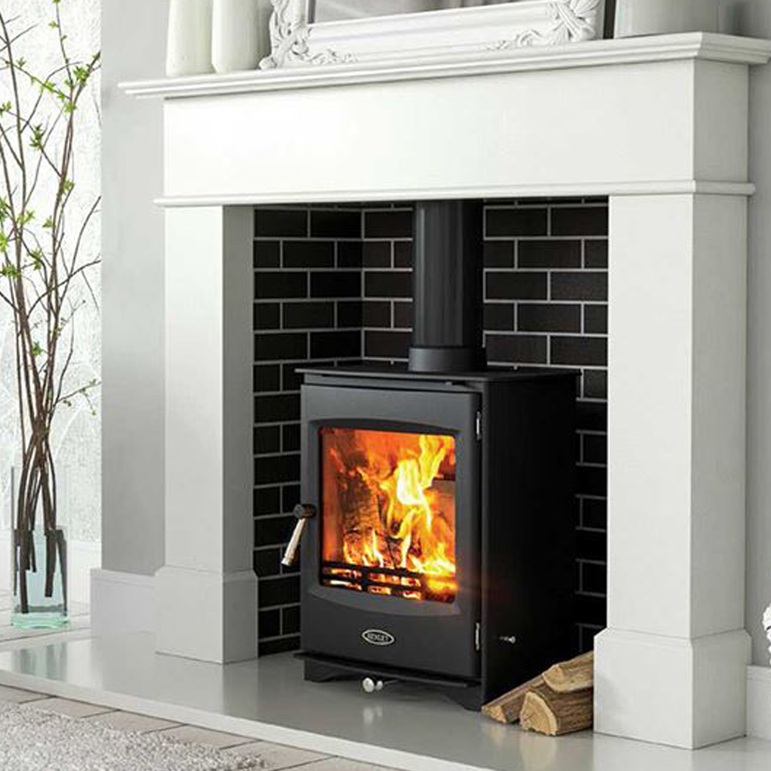 Henley Lincoln Wood Burning Multifuel 5kw Defra Approved Stove - Image 4
