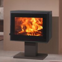 Verne 10kw Wood Burning Multi-Fuel Stove REAR FLUE EXIT