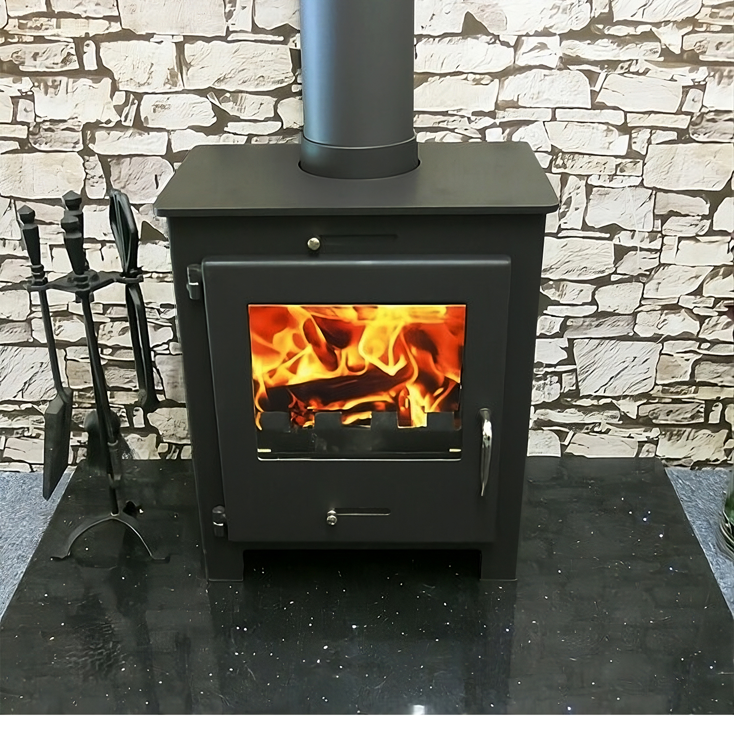 Quattro 11kw Multi-fuel Wood Burning Stove - Image 3