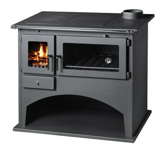Wood Burning Multi-Fuel Range Oven Cooker Milan 10.5kw - Image 2