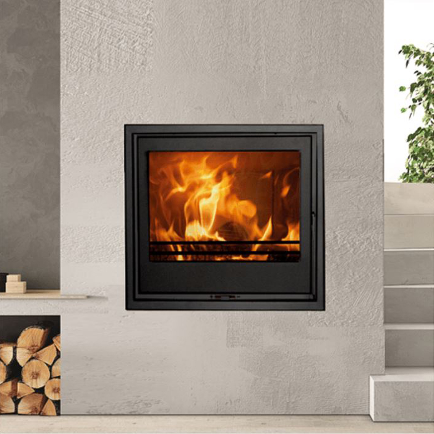 Wood Burning Inset Cassette Stove HOGAR 7kw Multi Fuel Burner - Image 2
