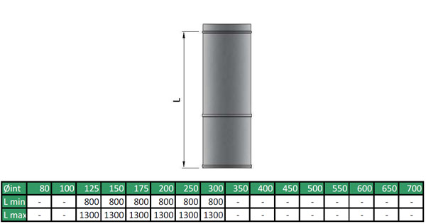Adjustable Twin Flue 500-880mm (5 inch) TwPro - Image 2