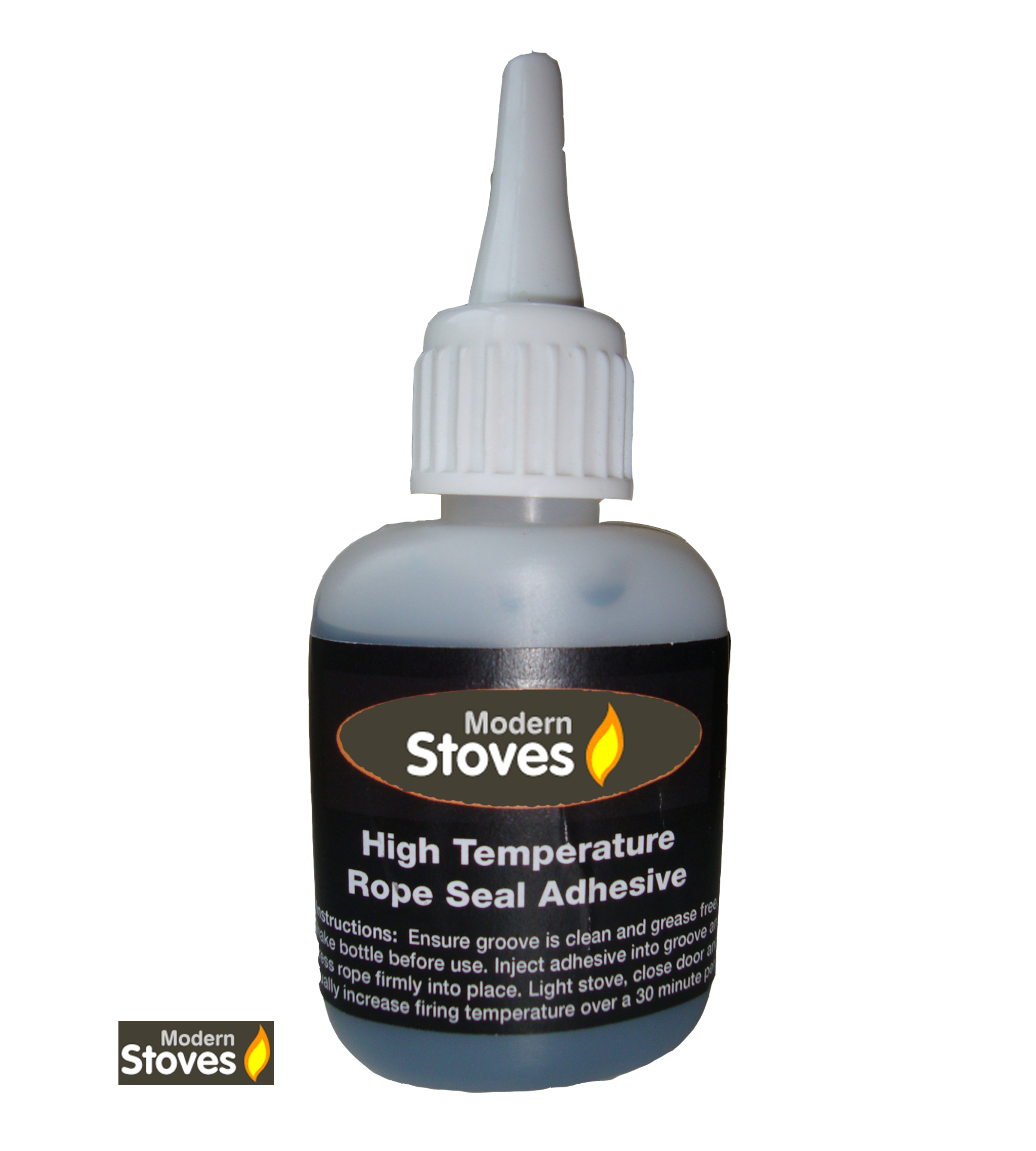 Stove Rope 10mm - 3 metre Length & High Temp Rope & Hi Temp Adhesive Glue - Image 2