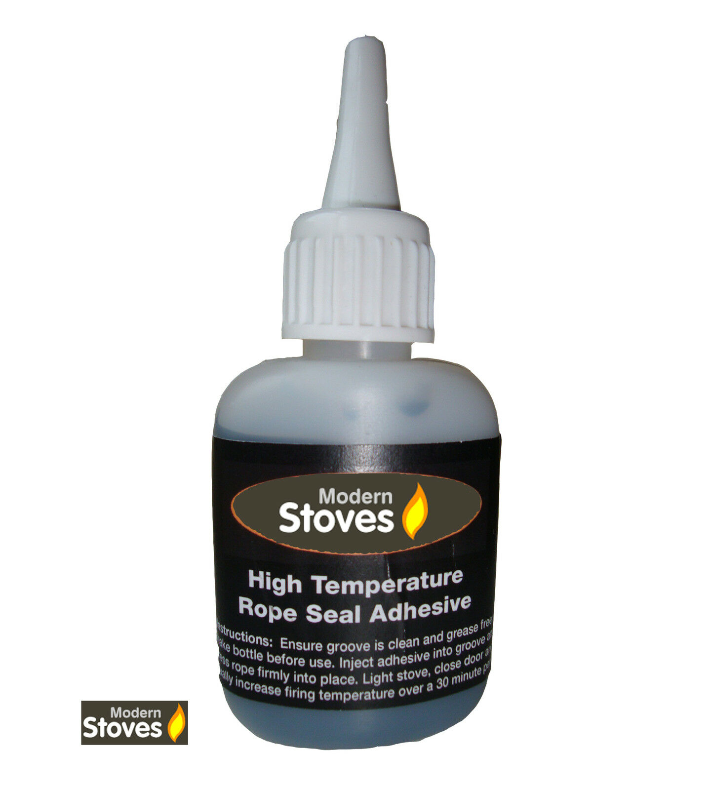 Stove Rope 10mm - 2 metre Length & High Temp Rope & Hi Temp Adhesive Glue - Image 2