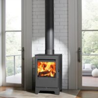 Palma L 5kw Contemporary Multi-fuel Wood Burning Stove 8kw Maximum output