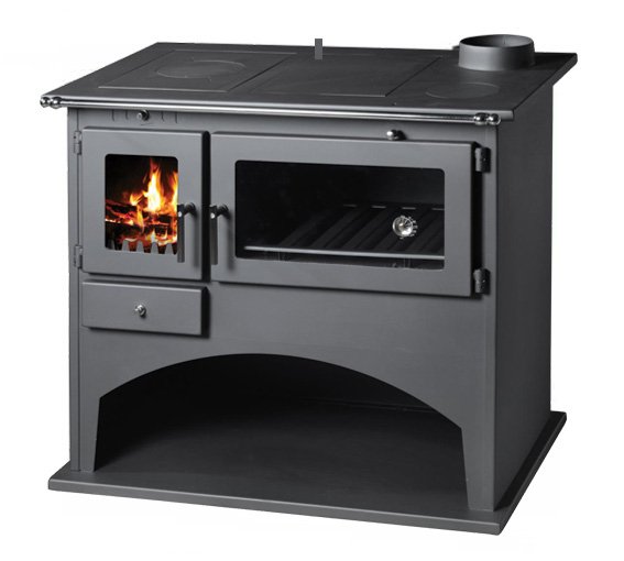 Milan Back Boiler Wood Burning Multi-Fuel Range Oven Cooker - Image 2