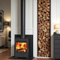 Wood Burning Stove Palma SL 5kw Contemporary Multi-fuel (8kw Maximum output) - Image 2