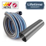 Multi Fuel Flexible Flue Liner 5 inch - 316 Grade Stainless Steel P/Metre