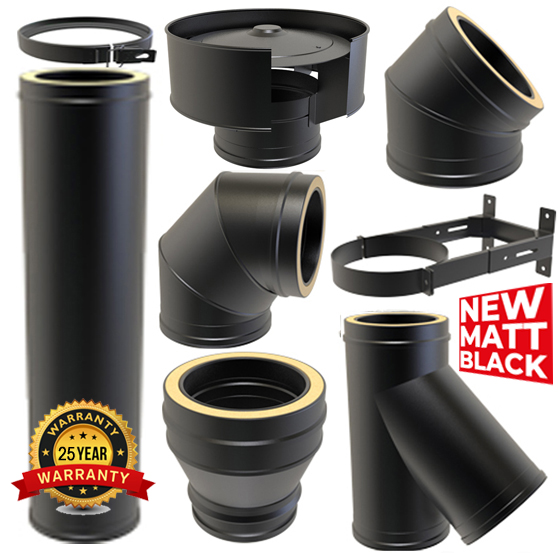 Wall Sleeve Straight Twin Wall Flue 6 inch TwPro - Image 2