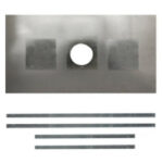 Chimney Register Plate 900mm x 495mm with Inspection Holes