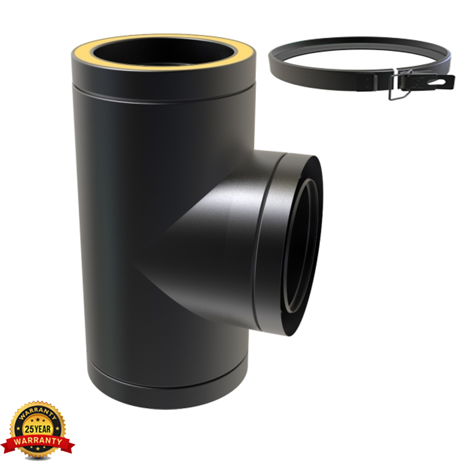 90 Degree Tee Twin Flue (5 inch) TwPro