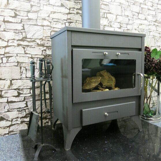 Wood Burning Multi Fuel Stove Modena 20kw High Output - Image 5