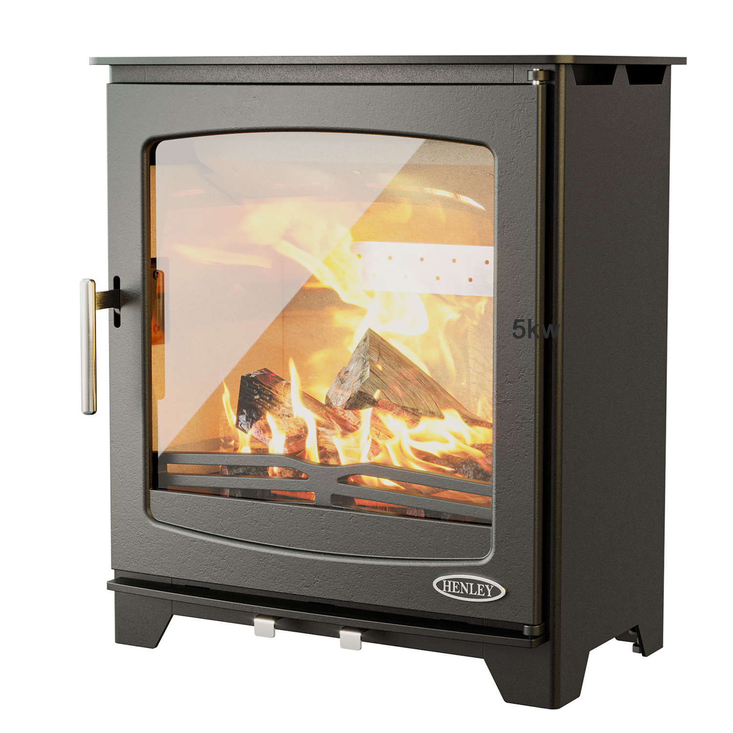 Henley Willow 5kw Wood Burning Multi-Fuel Stove 5 Inch Flue - Image 2