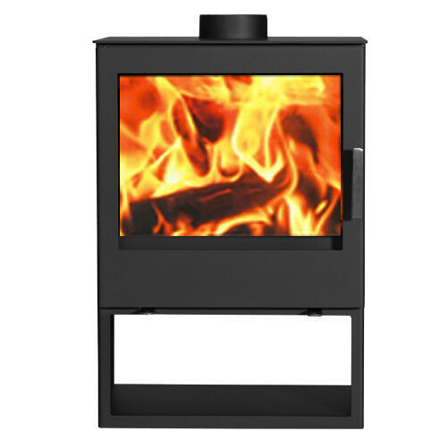 Wood Burning Multi-Fuel Stove Modena Lux 10kw Modern Stoves - Image 3