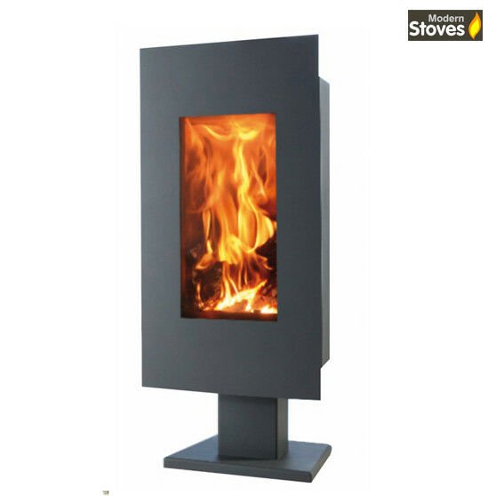 Osaka 8kw Contemporary Wood Burning Multi-fuel Stove - Image 4