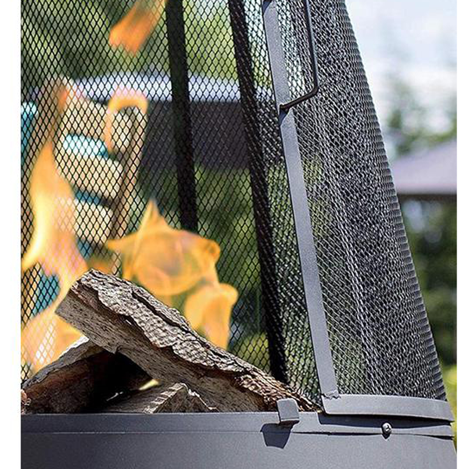 Fire Pit Chiminea Brazier Outdoor Garden Stove Rocket Fire - Image 3