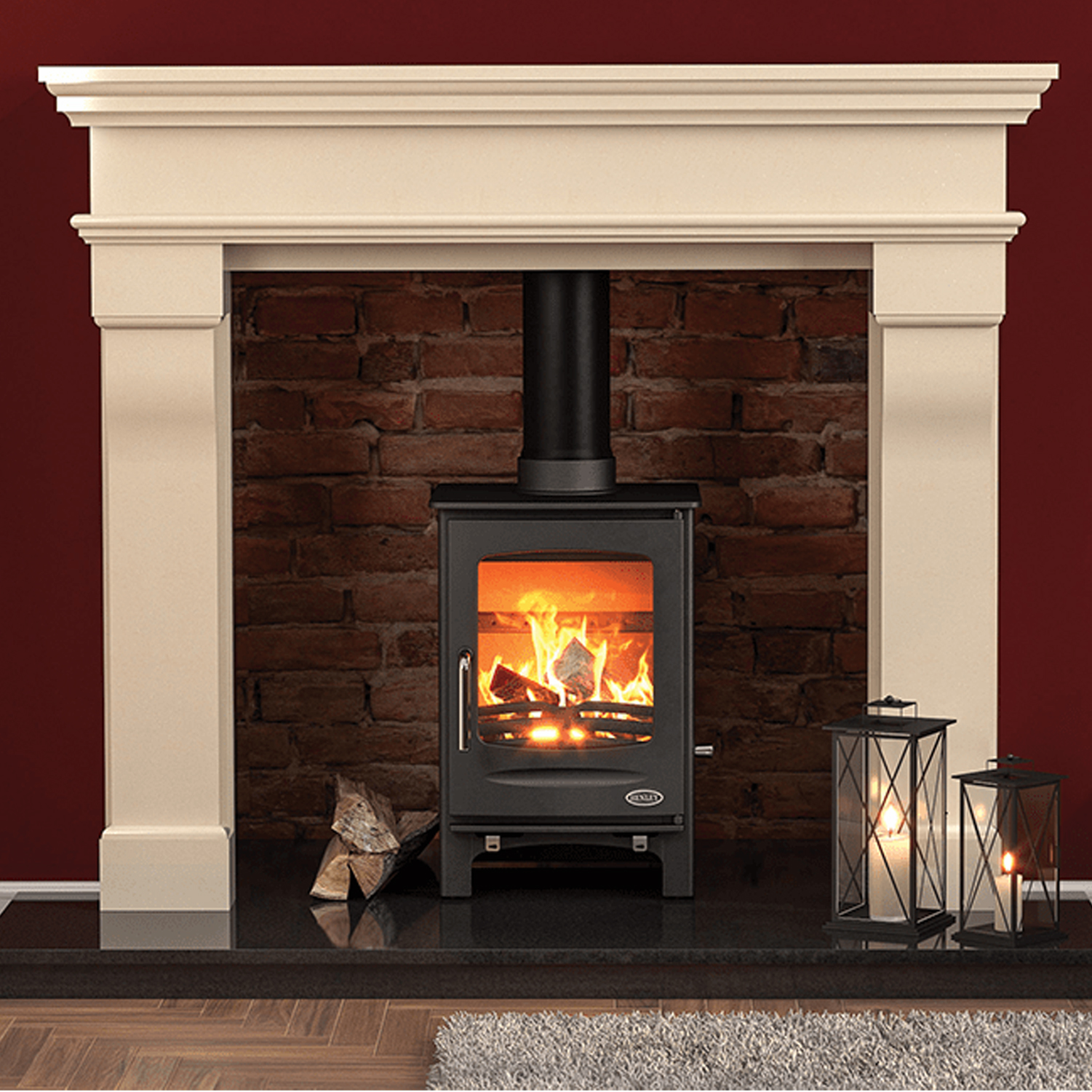 Henley Sherwood Stove 5kW Wood Burning Multi Fuel Defra Approved - Image 3