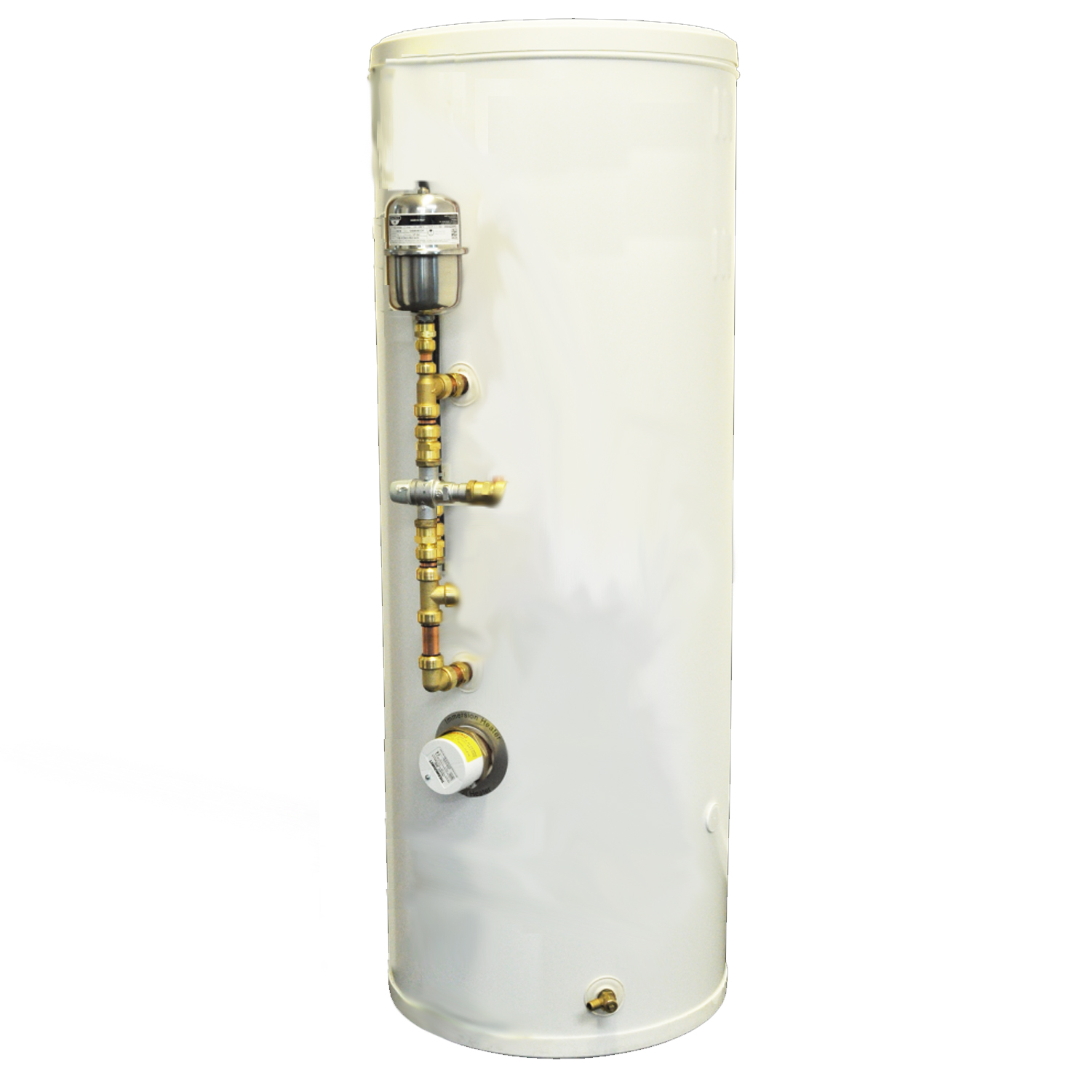 200 Litre Copper Thermal Store With Built In Header Tank - Image 2