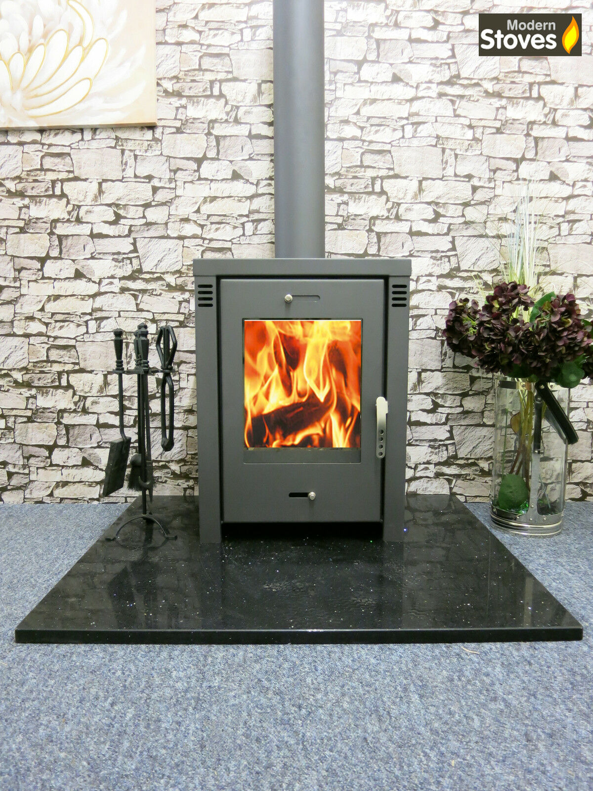 Wood Burning Stove Verona Lux 12kw Multi-fuel - Image 2